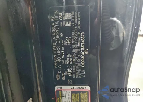 2021 Kia Sportage Lx from USA, damaged, VIN KNDPMCAC7M7846670